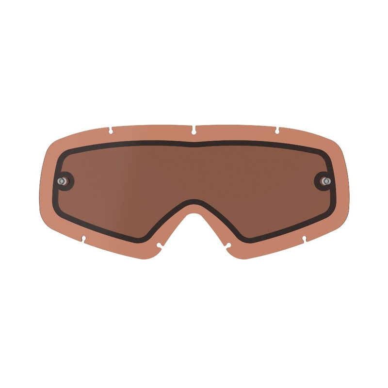 Alpinestars Vision Youth doble antiempañamiento naranja-marrón-afterburn máscara infantil plexi