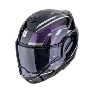 Casco de moto plegable Scorpion EXO-TECH EVO FURIO negro camaleón