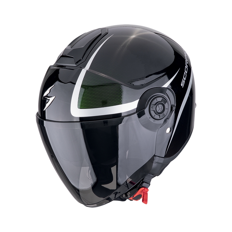 Casco de moto abierto Scorpion EXO-CITY II INTERCITY negro camaleón liquidación