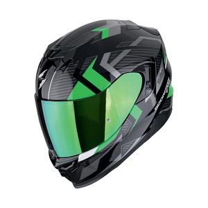 Casco integral de moto Scorpion EXO-520 EVO AIR SENSUS negro-verde