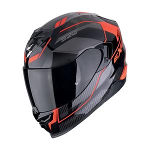 Casco integral de moto Scorpion EXO-520 EVO AIR LENA negro-rojo