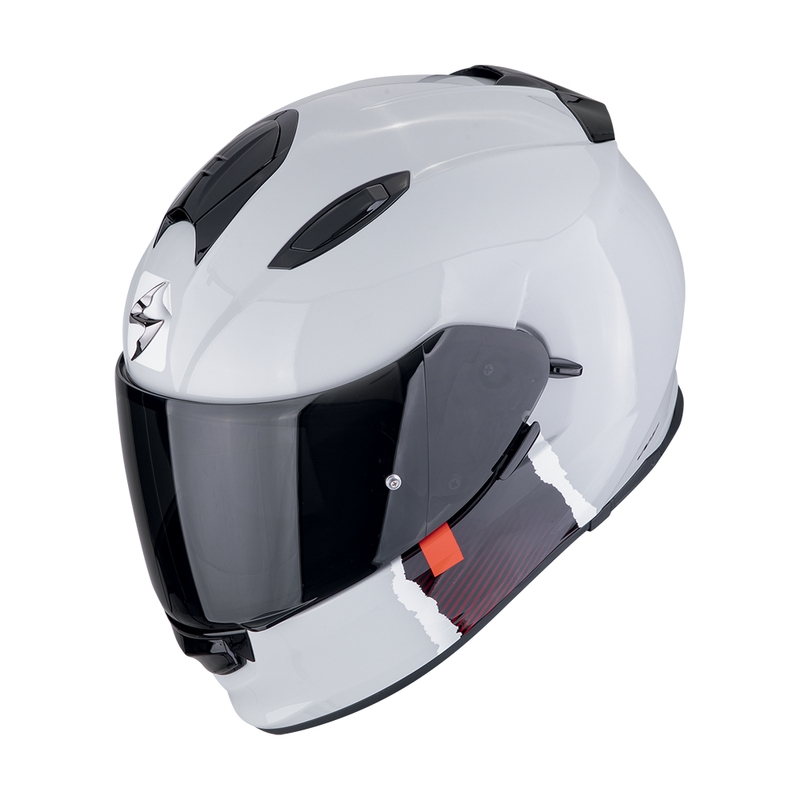 Casco integral de moto Scorpion EXO-491 CODE gris-rojo liquidación