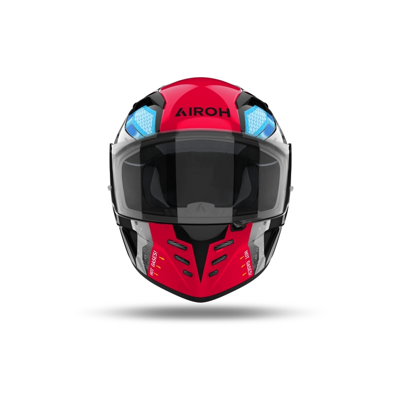 Casco integral de moto Airoh CONNOR Bot negro-gris-rojo
