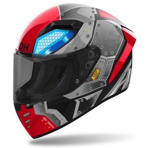 Casco integral de moto Airoh CONNOR Bot negro-gris-rojo