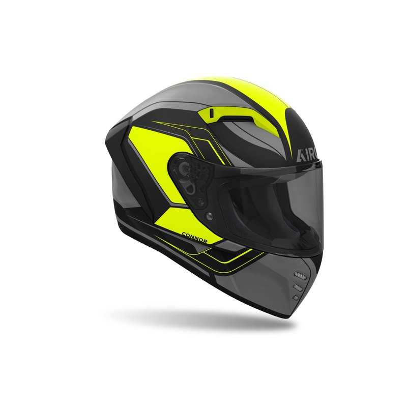 Casco integral de moto Airoh CONNOR Dunk amarillo mate