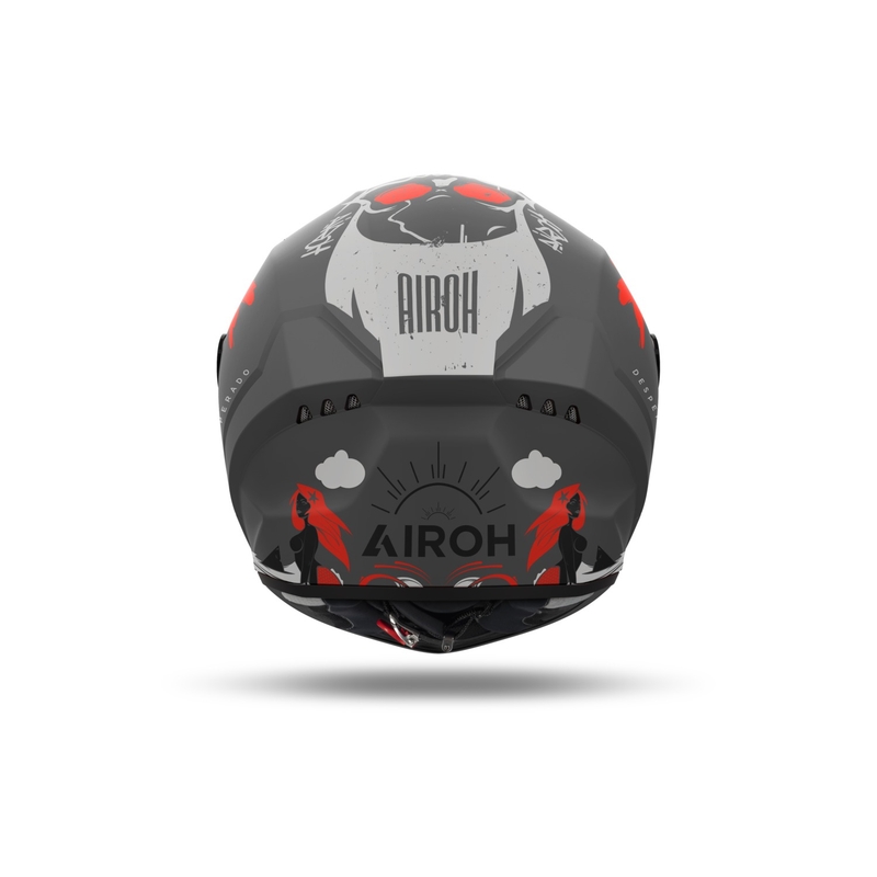 Casco integral de moto Airoh CONNOR Desperado naranja mate