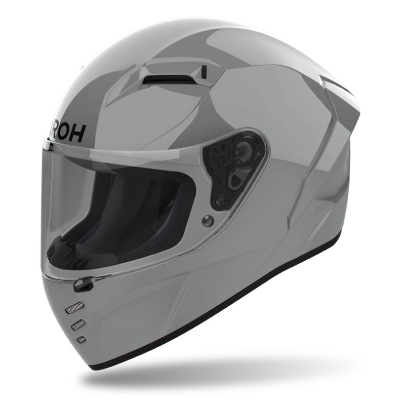 Casco integral de moto Airoh CONNOR Color gris claro
