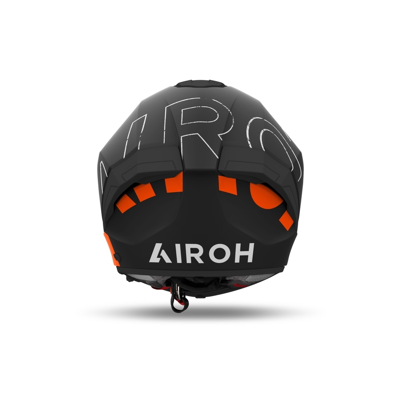 Casco integral de moto Airoh MATRYX Scope naranja mate