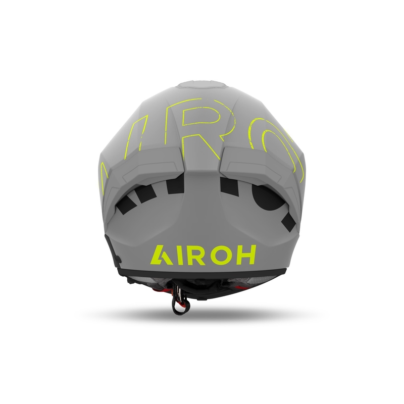 Casco integral de moto Airoh MATRYX Scope amarillo mate