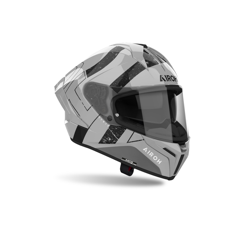 Casco integral de moto Airoh MATRYX Scope gris claro