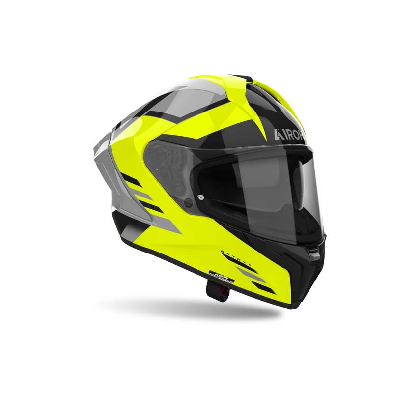 Casco integral de moto Airoh MATRYX Thron amarillo