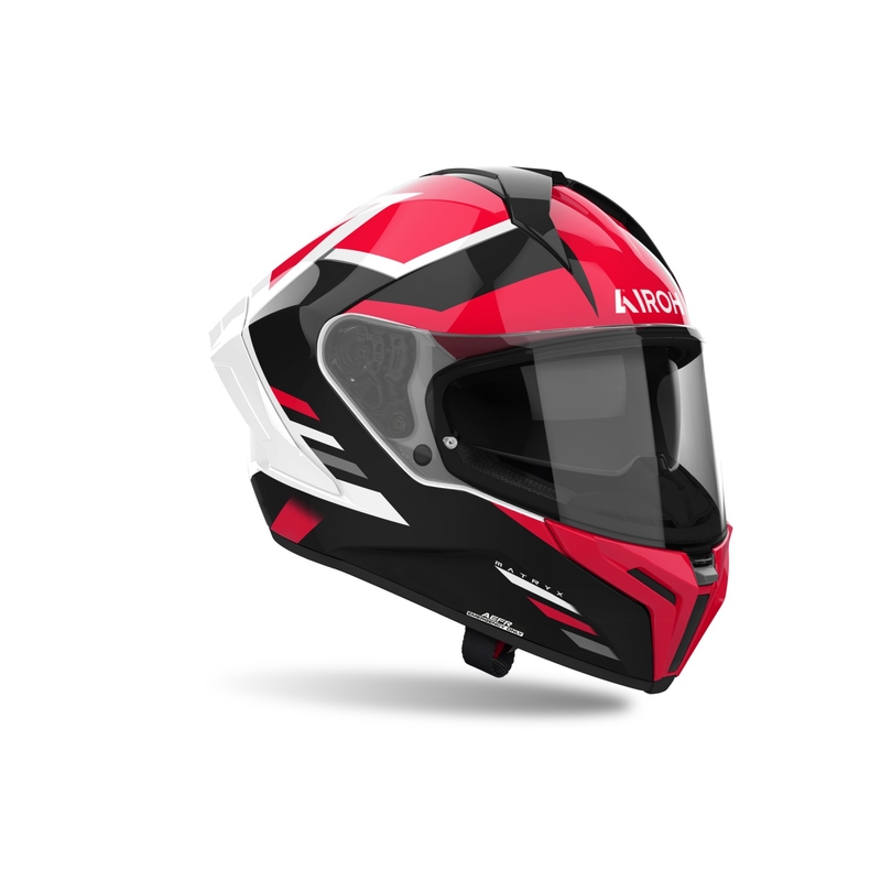 Casco integral de moto Airoh MATRYX Thron rojo