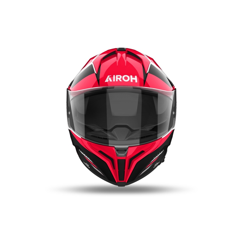 Casco integral de moto Airoh MATRYX Thron rojo