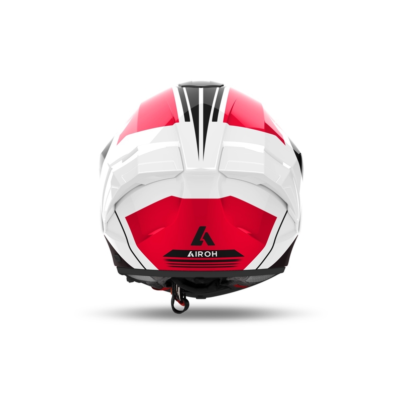 Casco integral de moto Airoh MATRYX Thron rojo