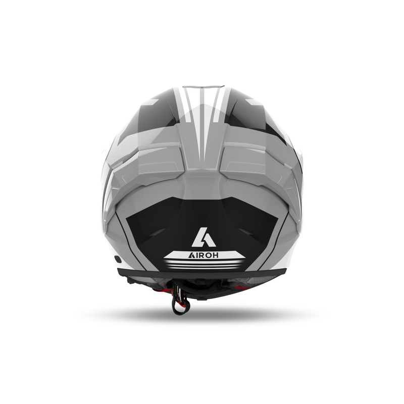 Casco integral de moto Airoh MATRYX Thron blanco