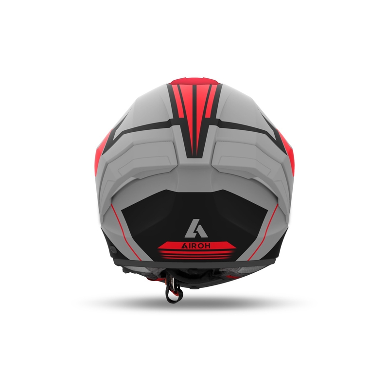 Casco integral de moto Airoh MATRYX Thron naranja mate