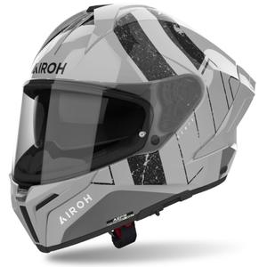Casco integral de moto Airoh MATRYX Scope gris claro