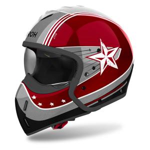 Casco modular Airoh J110 Command rojo brillante