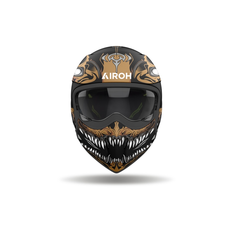 Casco de moto modular Airoh J110 Oni negro mate