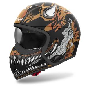Casco de moto modular Airoh J110 Oni negro mate