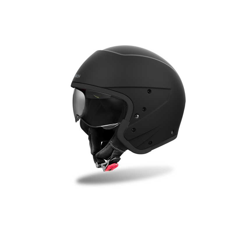 Casco Modular Moto Airoh J110 Color Negro Mate