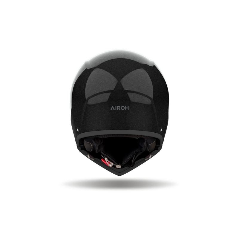 Casco Modular Moto Airoh J110 Color Negro Brillante