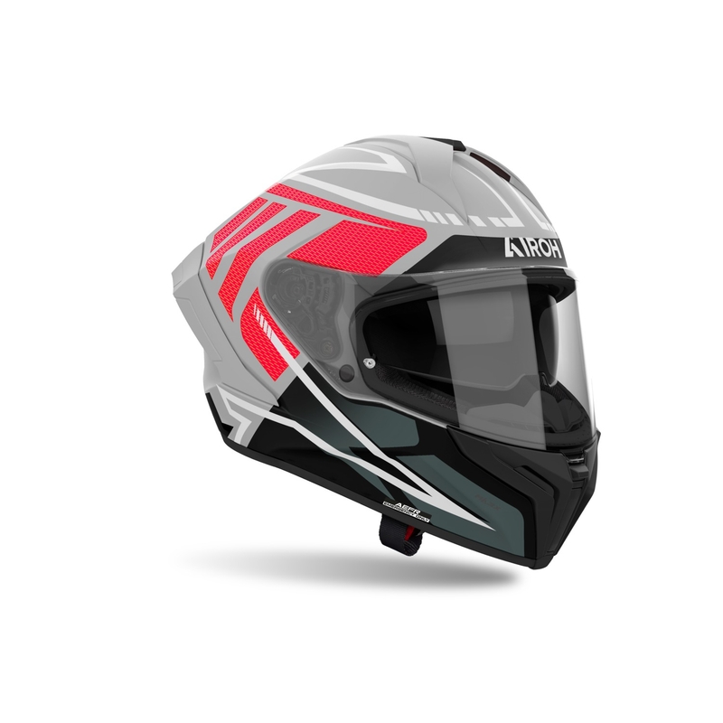 Casco integral de moto Airoh MATRYX Rider rojo mate