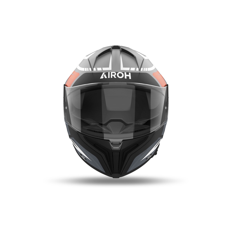 Casco integral de moto Airoh MATRYX Rider rojo mate