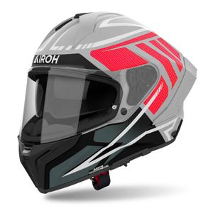 Casco integral de moto Airoh MATRYX Rider rojo mate