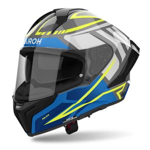 Casco integral de moto Airoh MATRYX Rider azul brillante