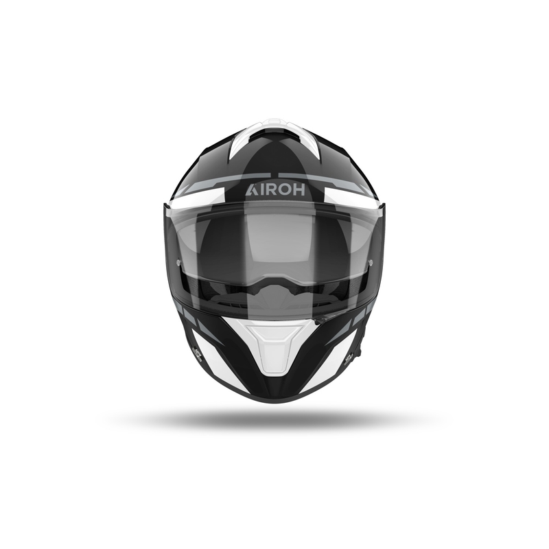 Casco integral de moto Airoh SPARK 2 Spinner blanco brillante
