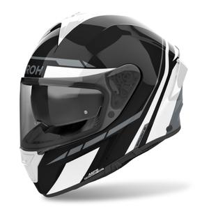 Casco integral de moto Airoh SPARK 2 Spinner blanco brillante