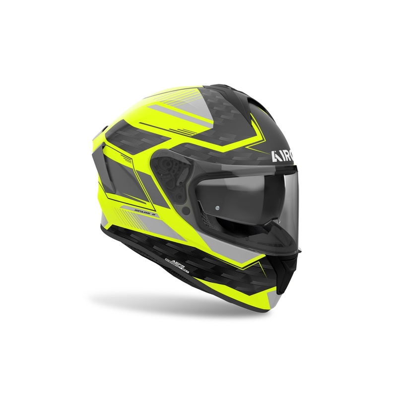 Casco integral de moto Airoh SPARK 2 Zenith amarillo mate