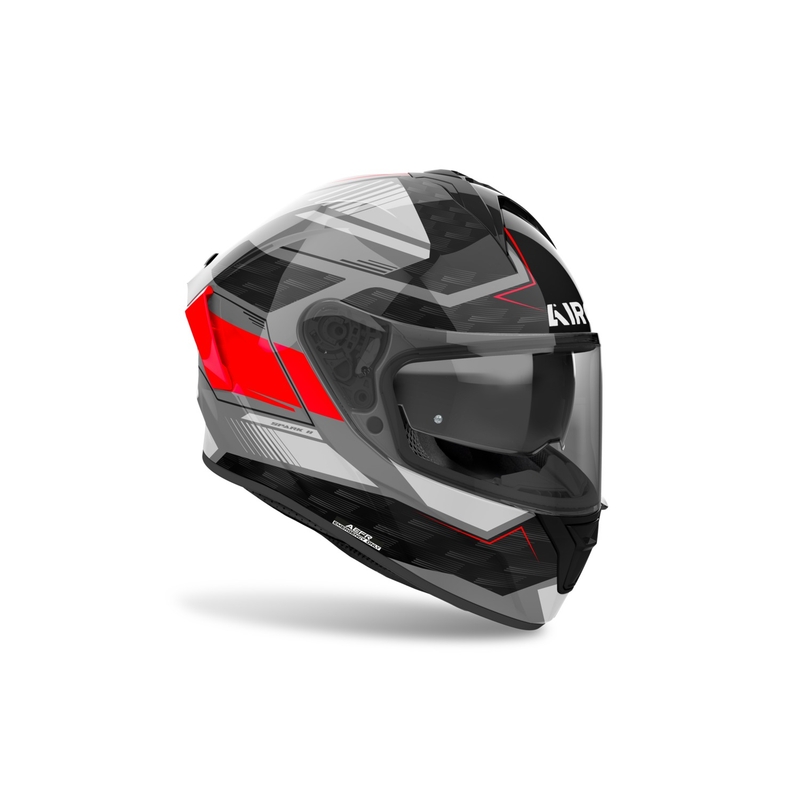 Casco integral de moto Airoh SPARK 2 Zenith rojo brillante