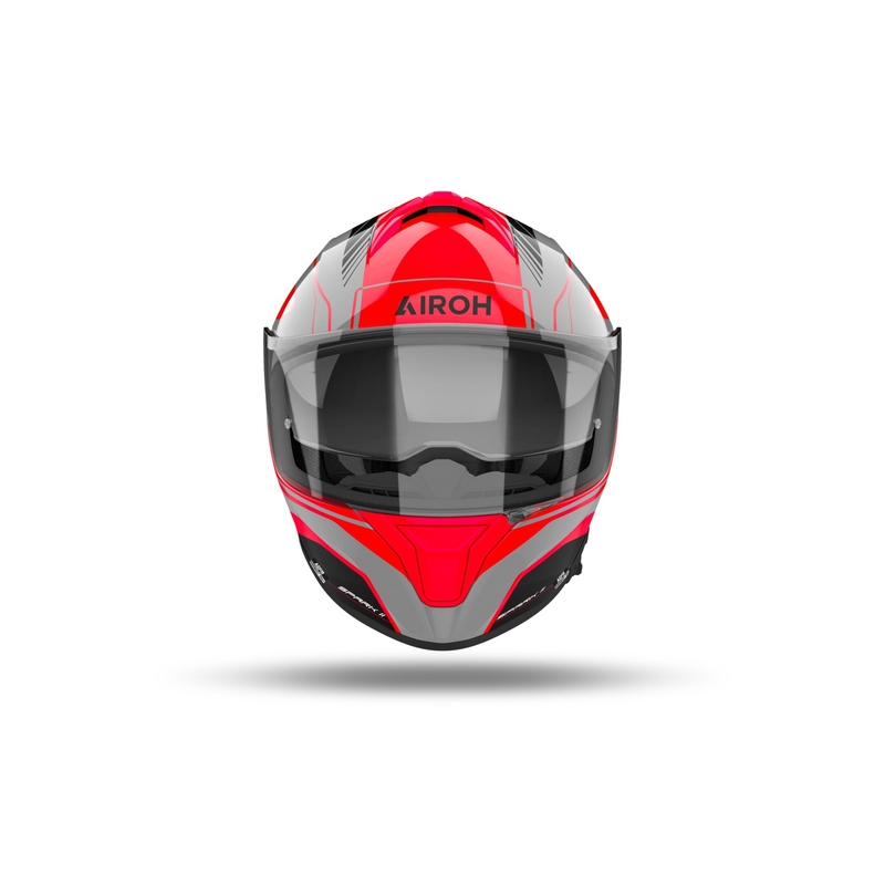 Casco integral de moto Airoh SPARK 2 Chrono naranja brillante