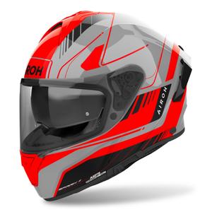 Casco integral de moto Airoh SPARK 2 Chrono naranja brillante