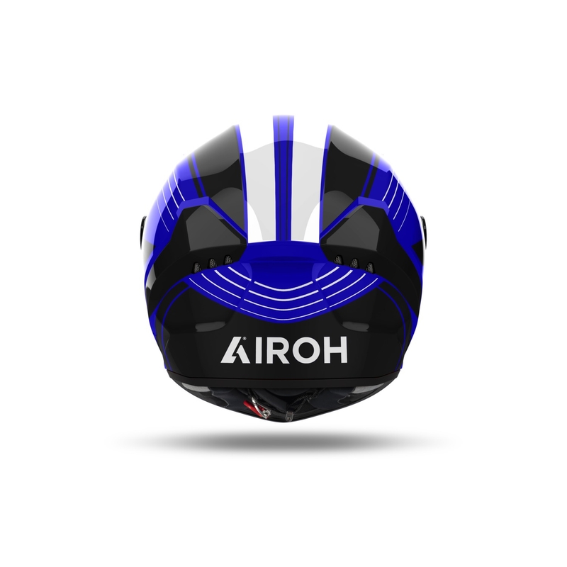 Casco integral de moto Airoh CONNOR Achieve azul brillante