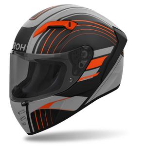 Casco integral de moto Airoh CONNOR Achieve naranja mate
