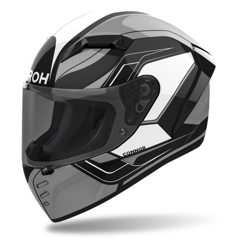 Casco integral de moto Airoh CONNOR Dunk negro brillante