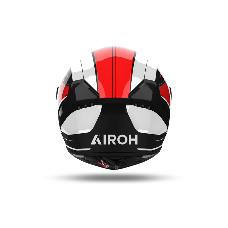Casco integral de moto Airoh CONNOR Dunk rojo brillante