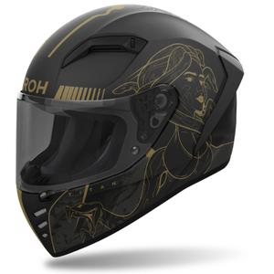 Casco integral de moto Airoh CONNOR Titan negro mate
