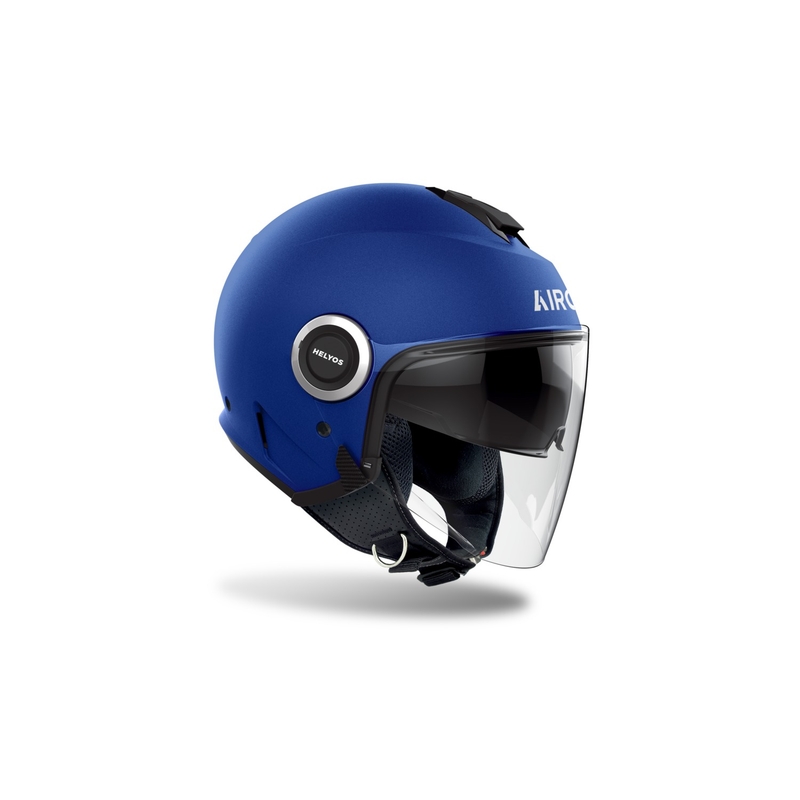 Casco de moto abierto Airoh HELYOS Color azul mate