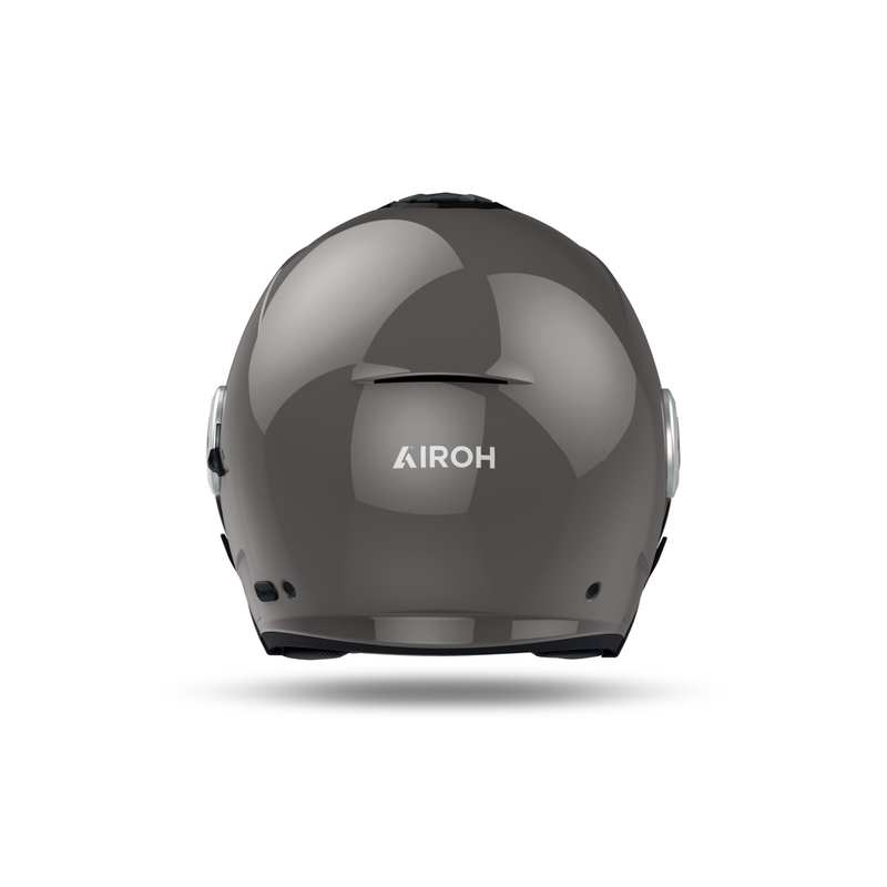 Casco de moto abierto Airoh HELYOS Color gris oscuro brillante