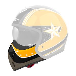 Mentonera para cascos Airoh J110 Command amarillo brillante