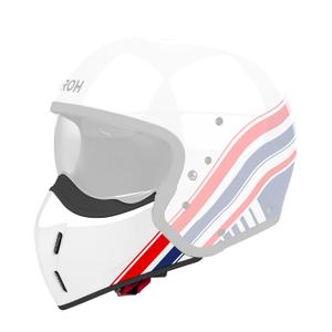 Mentonera para casco Airoh J110 Eon blanco brillante