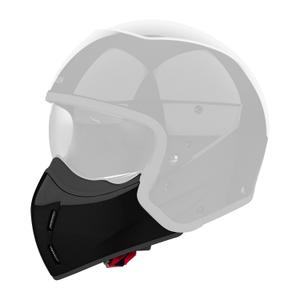 Mentonera para casco Airoh J110 Color negro brillante