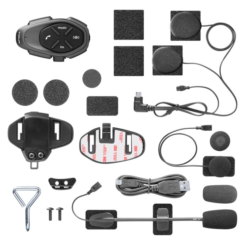 Interfono manos libres Bluetooth CellularLine TOUR HD Paquete individual