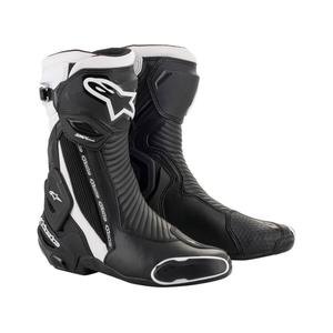 Botas de moto Alpinestars SMX Plus 2 blancas y negras