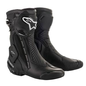 Botas de moto Alpinestars SMX Plus 2 Gore-Tex Negro-Plata