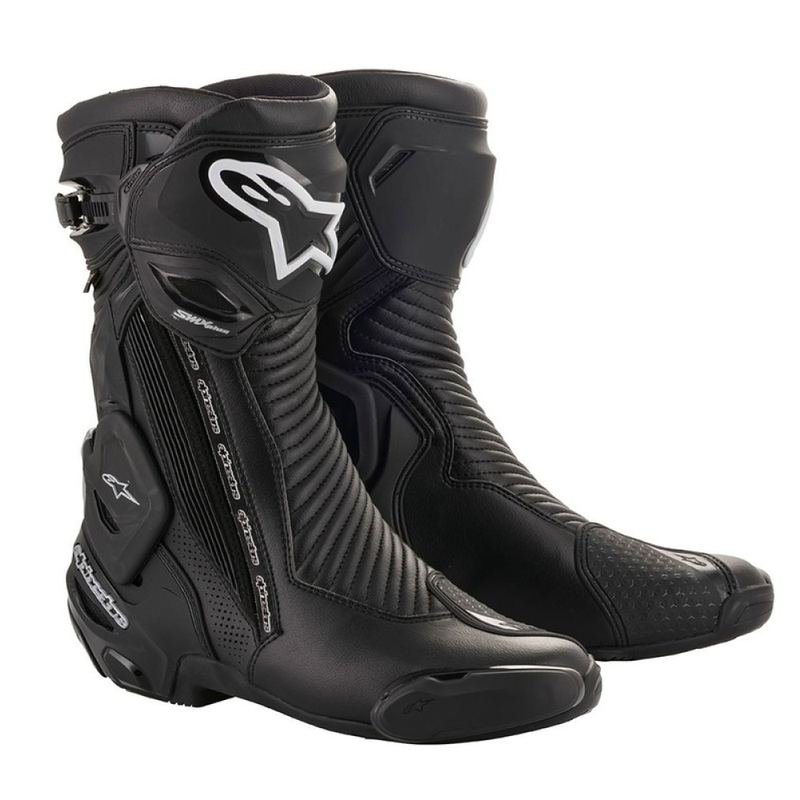 Botas de moto Alpinestars SMX Plus 2 Gore-Tex Negro-Plata
